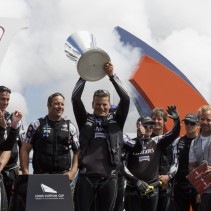 Team New Zealand won the Louis Vuitton cup